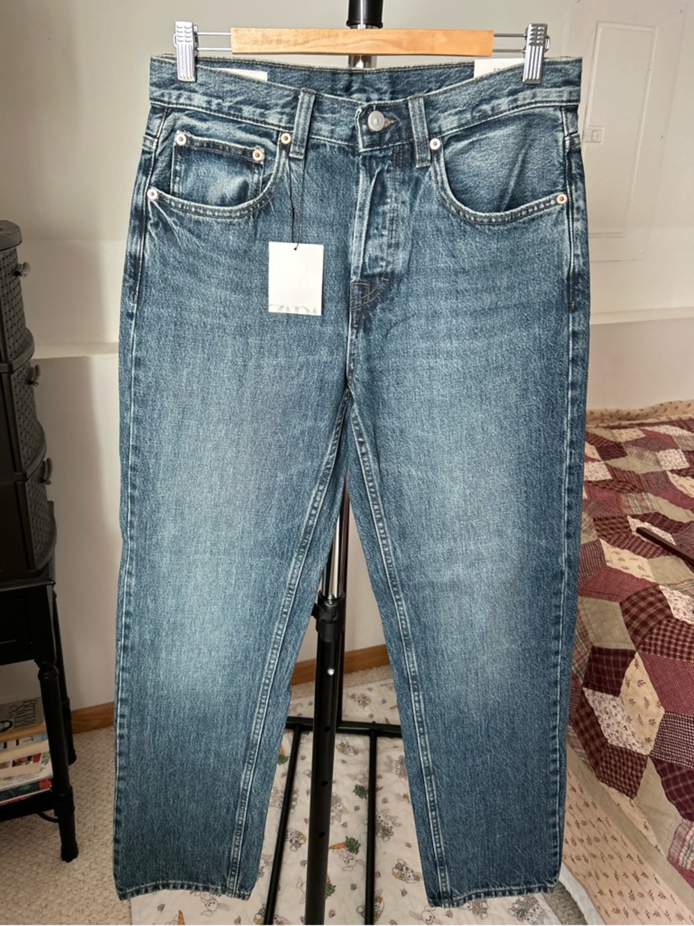 Zara Straight Leg Jeans NWT 30